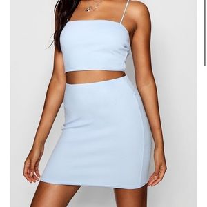 Blue mini skirt Booboo